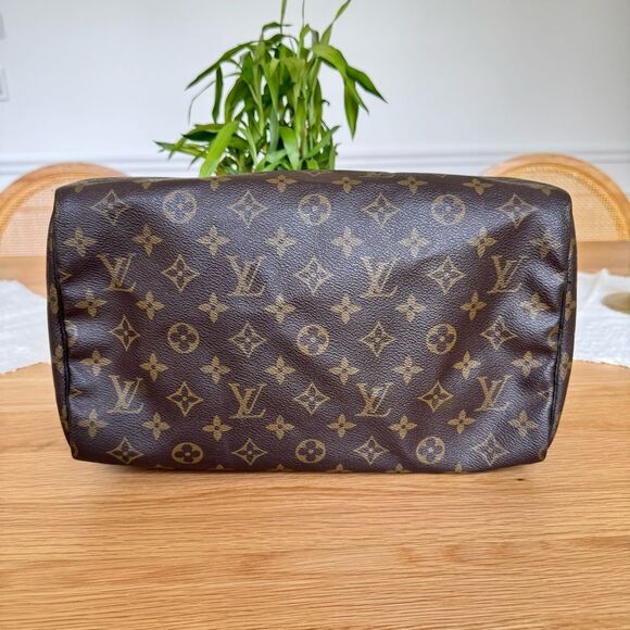 ✅AUTHENTIC✅Bundle LOUIS VUITTON SPEEDY 30+STRAP, keychain - Picture 10 of 13